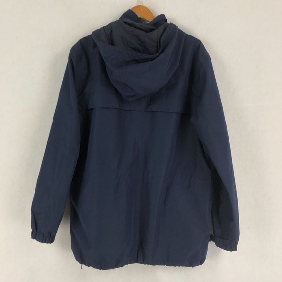 *SOLD* Eddie Bauer Men's Large Weather Edge Waterproof Blue Long Sleeve Jacket - Picture 2 of 13